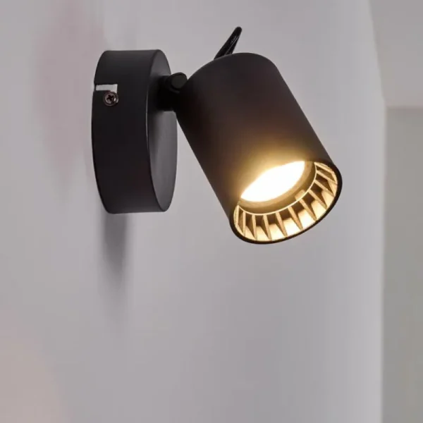 hofstein Applique murale Kullaberg Noir, 1 lumière* Lampes Modernes