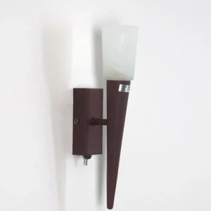 hofstein Applique murale Kundi Rouille, 1 lumière* Lampes En Verre