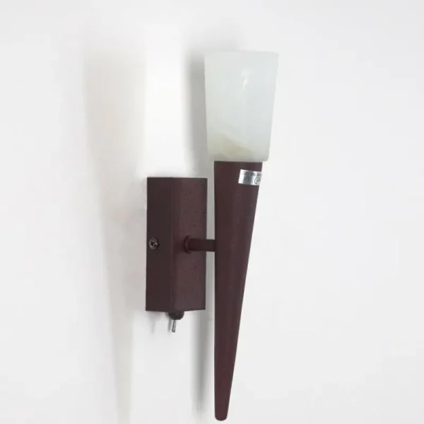 hofstein Applique murale Kundi Rouille, 1 lumière* Lampes En Verre