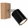 hofstein Applique murale Languileo Bois clair, 1 lumière* Lampes Modernes