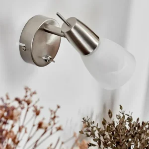 hofstein Applique murale Lejsta LED Nickel mat, 1 lumière* Lampes En Verre