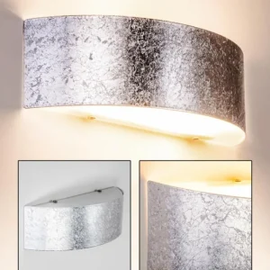 hofstein Applique murale Lesina L Argenté, 2 lumières* Lampes En Verre