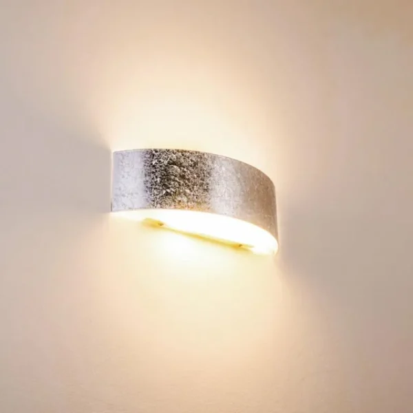 hofstein Applique murale Lesina L Argenté, 2 lumières* Lampes En Verre