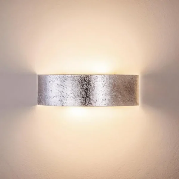hofstein Applique murale Lesina L Argenté, 2 lumières* Lampes En Verre