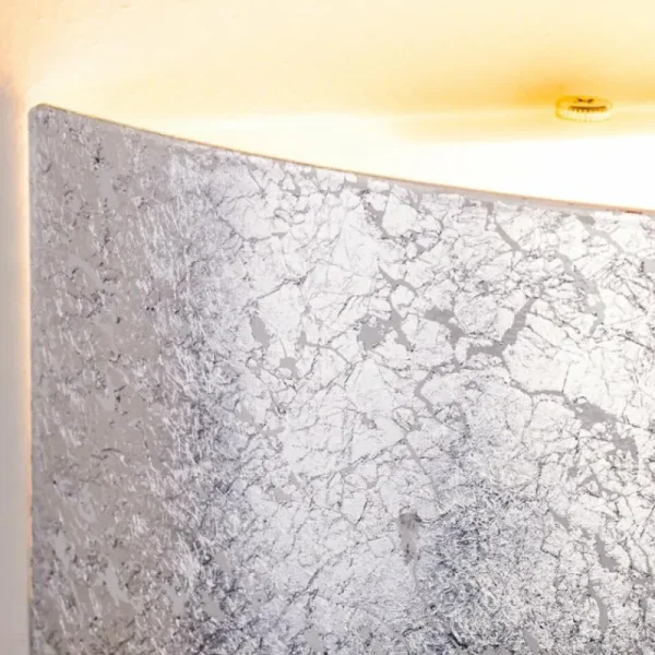 hofstein Applique murale Lesina L Argenté, 2 lumières* Lampes En Verre