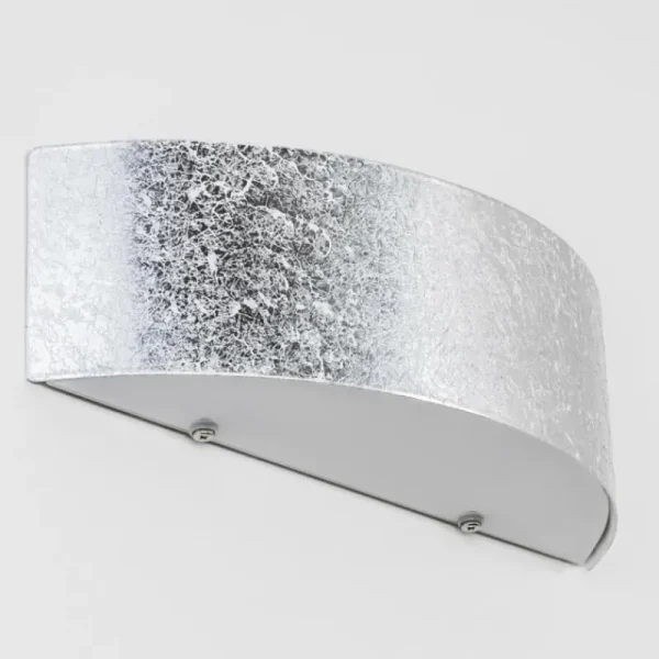 hofstein Applique murale Lesina L Argenté, 2 lumières* Lampes En Verre