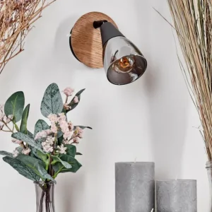 hofstein Applique murale Leteque Écru, Noir, 1 lumière* Lampes Modernes