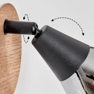 hofstein Applique murale Leteque Écru, Noir, 1 lumière* Lampes Modernes