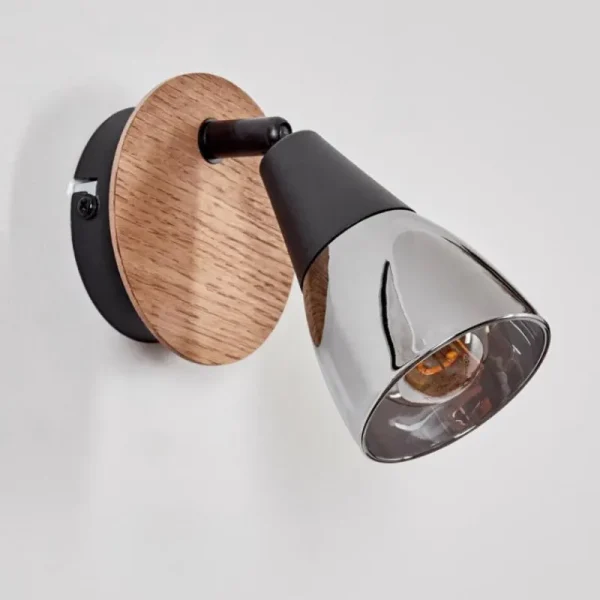 hofstein Applique murale Leteque Écru, Noir, 1 lumière* Lampes Modernes