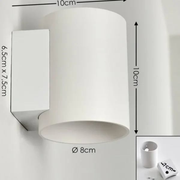 hofstein Applique murale Letsbo Blanc, 1 lumière* Lampes Modernes