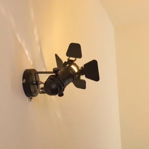 hofstein Applique murale Lichinga Noir, 1 lumière* Lampes Modernes