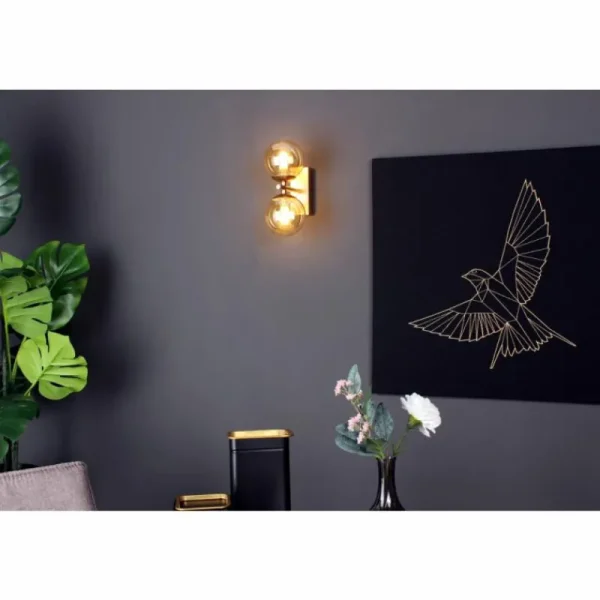 Luce Design Applique murale NEPTUN Laiton, 2 lumières* Lampes En Verre