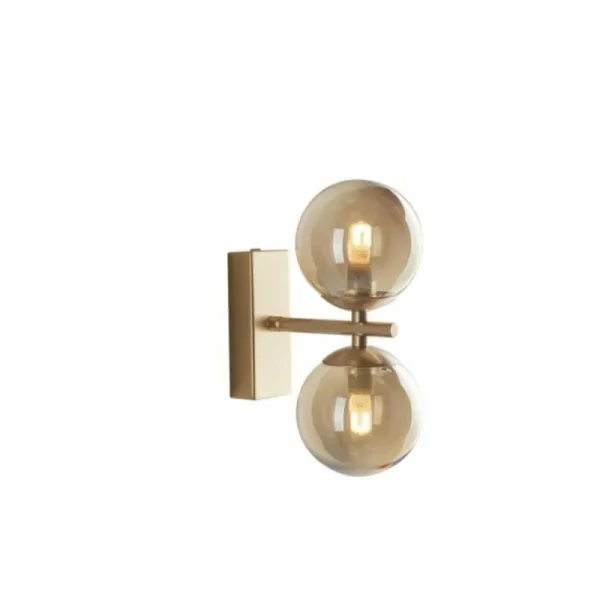 Luce Design Applique murale NEPTUN Laiton, 2 lumières* Lampes En Verre