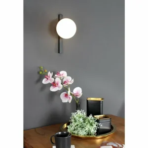 Luce Design Applique murale PLUTO Noir, 1 lumière* Lampes En Verre