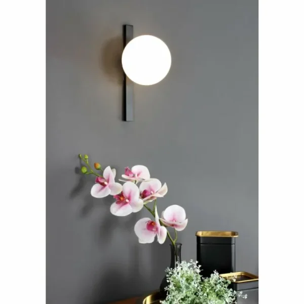 Luce Design Applique murale PLUTO Noir, 1 lumière* Lampes En Verre