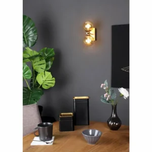 Luce Design Applique murale NEPTUN Laiton, 2 lumières* Lampes En Verre