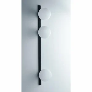 Luce Design Applique murale Luce-Design Enoire Noir, 3 lumières* Lampes En Verre