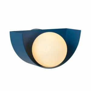 Luminaires Lucide Applique murale Lucide BENNI Bleu, 1 lumière* Lampes En Verre