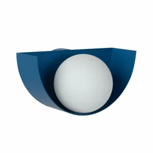 Luminaires Lucide Applique murale Lucide BENNI Bleu, 1 lumière* Lampes En Verre