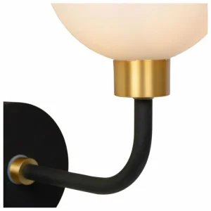 Luminaires Lucide Applique murale Lucide BEREND Noir, 1 lumière* Lampes En Verre