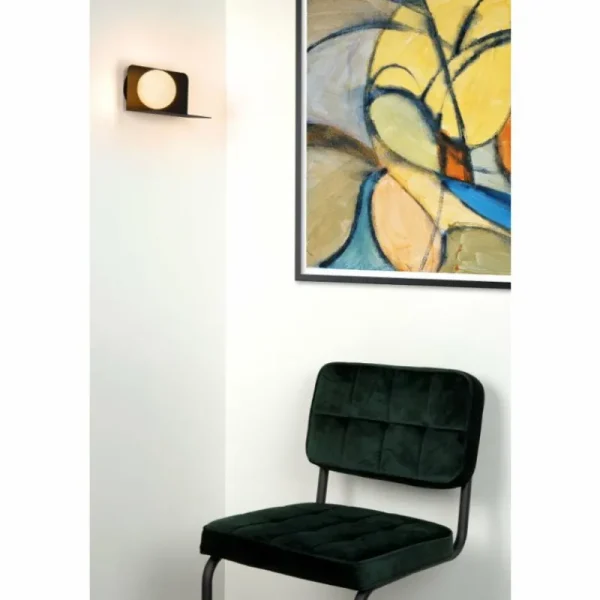 Luminaires Lucide Applique murale Lucide BONNI Noir, 1 lumière* Lampes En Verre