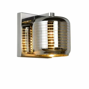 Luminaires Lucide Applique murale Lucide ERYN Chrome, 1 lumière* Lampes En Verre