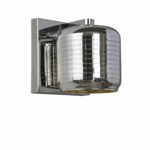 Luminaires Lucide Applique murale Lucide ERYN Chrome, 1 lumière* Lampes En Verre