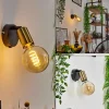hofstein Applique murale Maidford Laiton, Noir, 1 lumière* Lampes Modernes