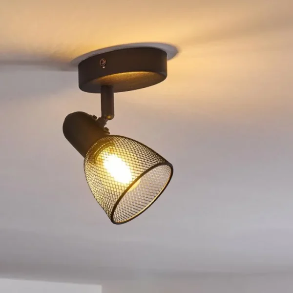 hofstein Applique murale Malawi Noir, 1 lumière* Lampes Modernes