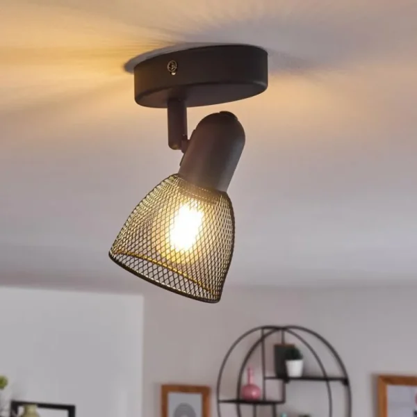 hofstein Applique murale Malawi Noir, 1 lumière* Lampes Modernes