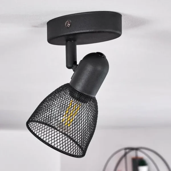 hofstein Applique murale Malawi Noir, 1 lumière* Lampes Modernes
