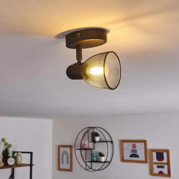 hofstein Applique murale Malawi Noir, 1 lumière* Lampes Modernes