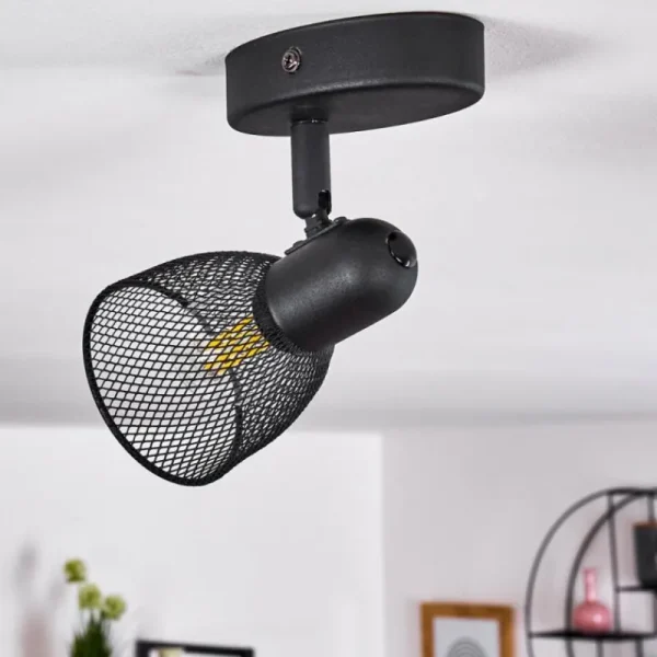 hofstein Applique murale Malawi Noir, 1 lumière* Lampes Modernes
