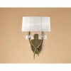 Luminaires Mantra Applique murale Mantra LOEWE Brun, 2 lumières* Lampes En Verre