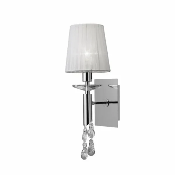 Luminaires Mantra Applique murale Mantra TIFFANY Chrome, 1 lumière* Lampes En Verre