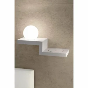 Luminaires Mantra Applique murale Mantra ZANZIBAR LED Blanc, 1 lumière* Lampes En Verre