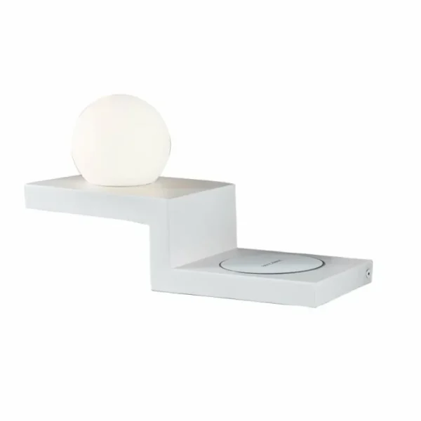 Luminaires Mantra Applique murale Mantra ZANZIBAR LED Blanc, 1 lumière* Lampes En Verre