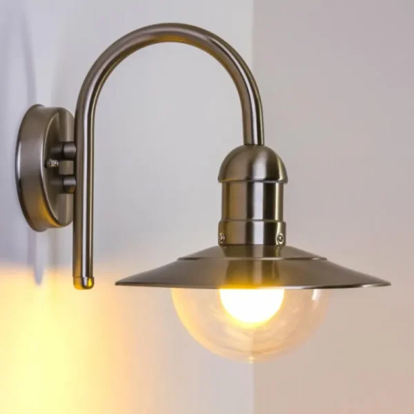 hofstein Applique murale Massive myGarden RADOM Acier inoxydable, 1 lumière* Lampes Modernes