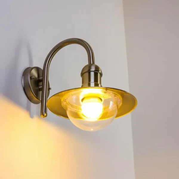 hofstein Applique murale Massive myGarden RADOM Acier inoxydable, 1 lumière* Lampes Modernes
