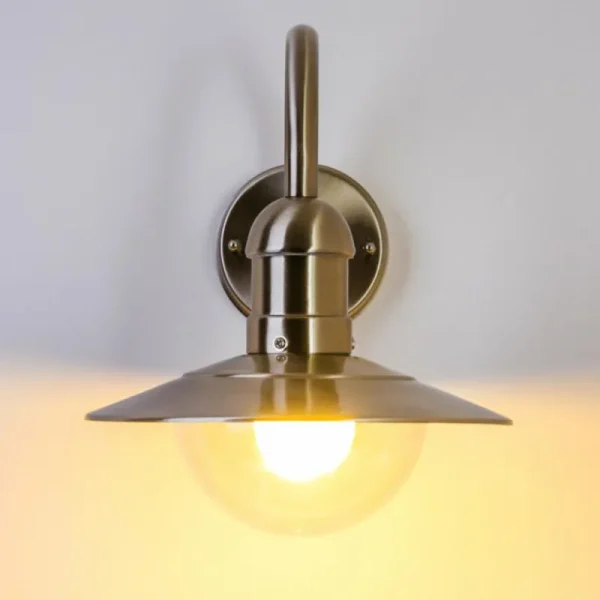 hofstein Applique murale Massive myGarden RADOM Acier inoxydable, 1 lumière* Lampes Modernes