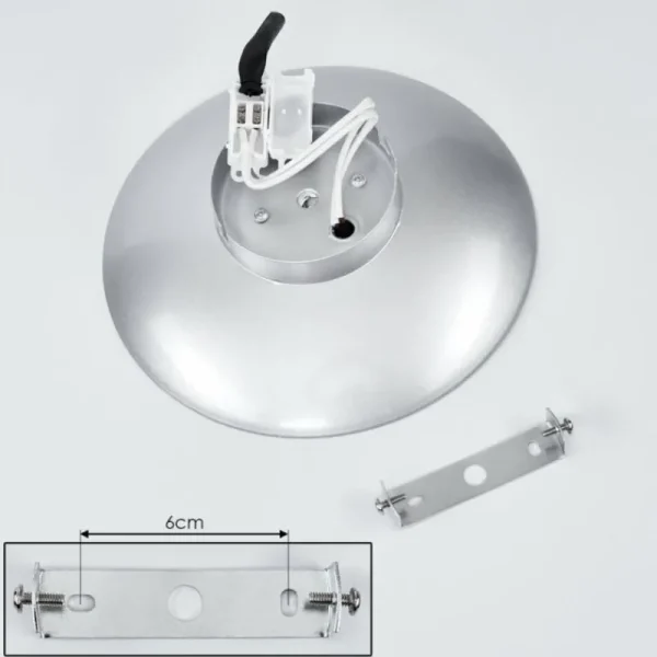 hofstein Applique murale Merlo LED Argenté, 1 lumière* Lampes Modernes