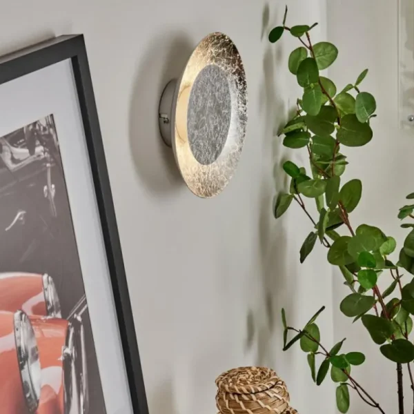 hofstein Applique murale Merlo LED Argenté, 1 lumière* Lampes Modernes