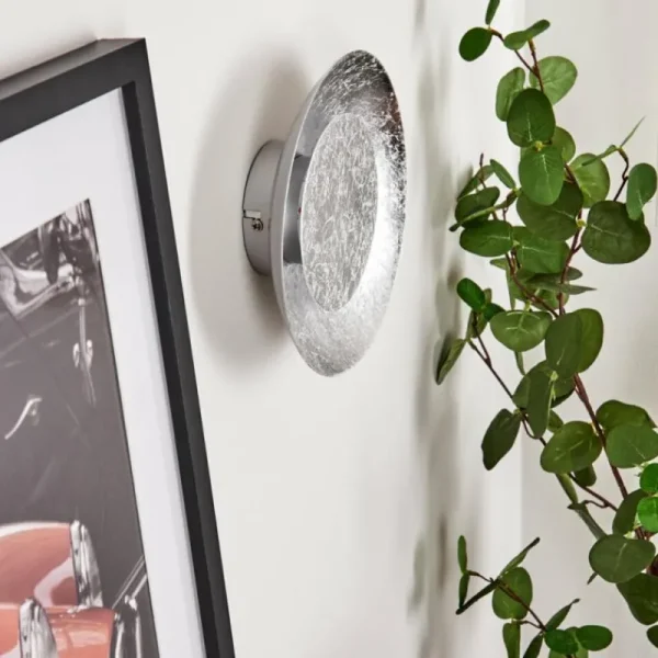 hofstein Applique murale Merlo LED Argenté, 1 lumière* Lampes Modernes