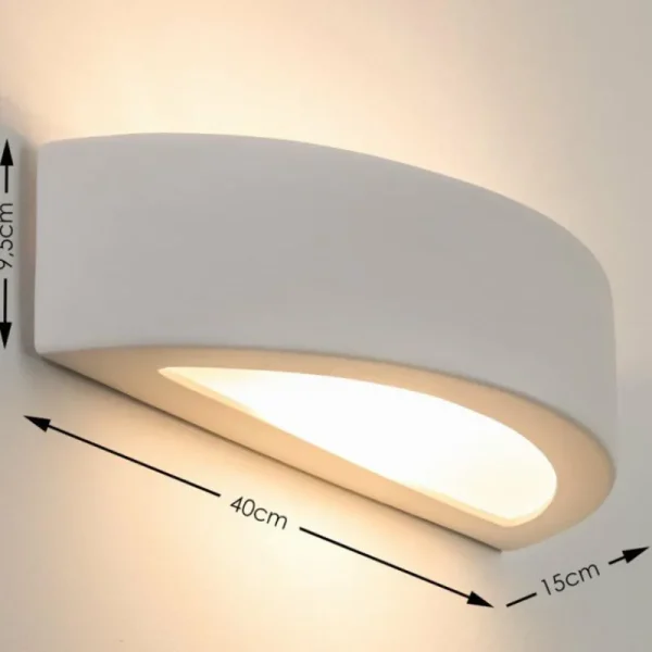 hofstein Applique murale Montefalco Blanc, 1 lumière* Lampes Modernes