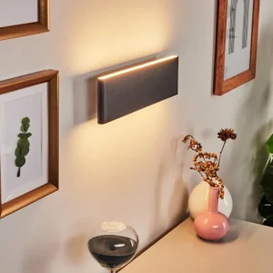 hofstein Applique murale Mosambik LED Noir, Blanc, 1 lumière* Lampes Modernes