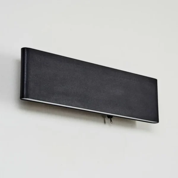 hofstein Applique murale Mosambik LED Noir, Blanc, 1 lumière* Lampes Modernes