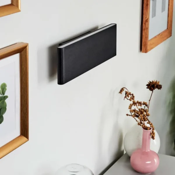 hofstein Applique murale Mosambik LED Noir, Blanc, 1 lumière* Lampes Modernes