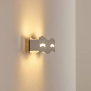 hofstein Applique murale Nagold LED Chrome, Nickel mat, 1 lumière* Lampes Modernes