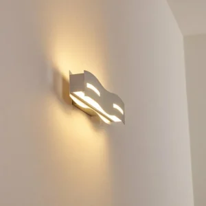 hofstein Applique murale Nagold LED Chrome, Nickel mat, 1 lumière* Lampes Modernes