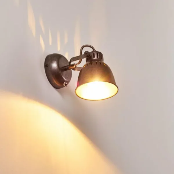 hofstein Applique murale Nanlia Gris, Argenté, 1 lumière* Lampes Modernes